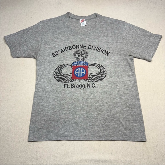Soffe Other - Vintage 80’s Soffe - 82nd Airborne Division Gray T-Shirt - Size Medium
